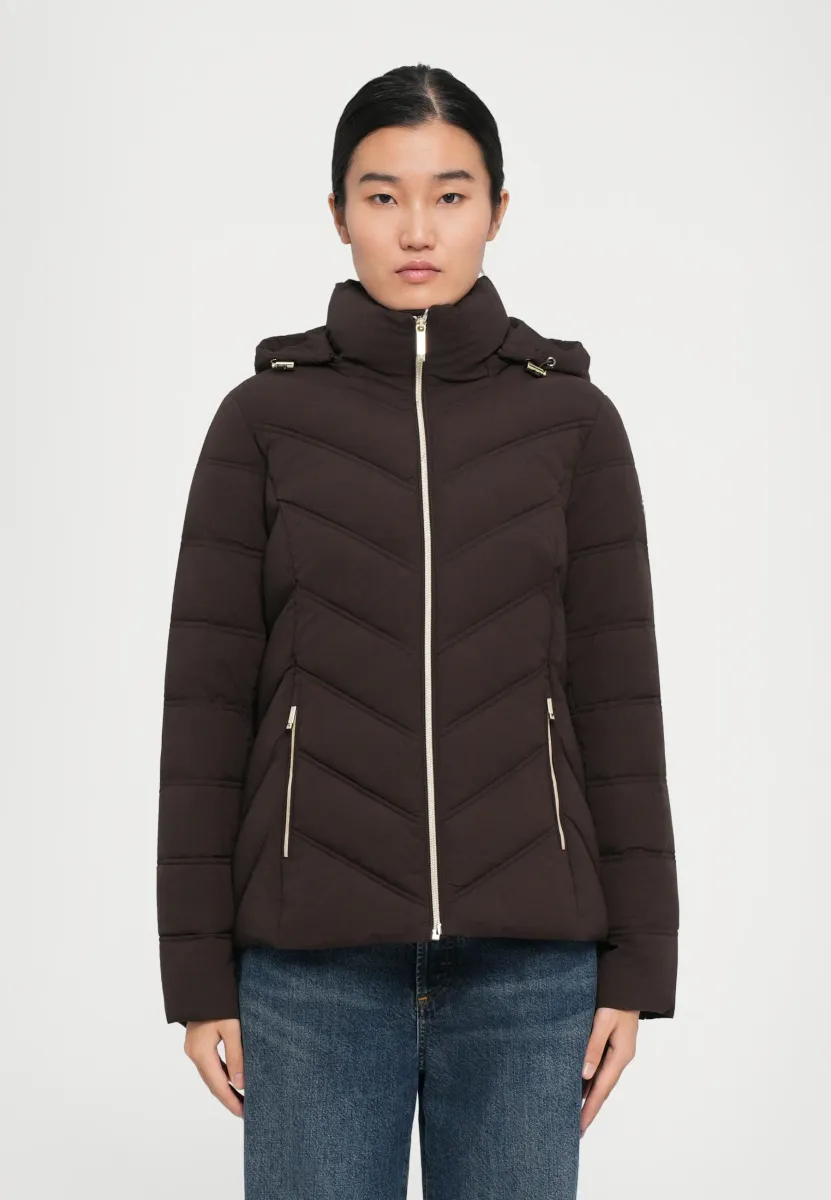 MATTE STRETCH PACKABLE - Übergangsjacke - chocolate