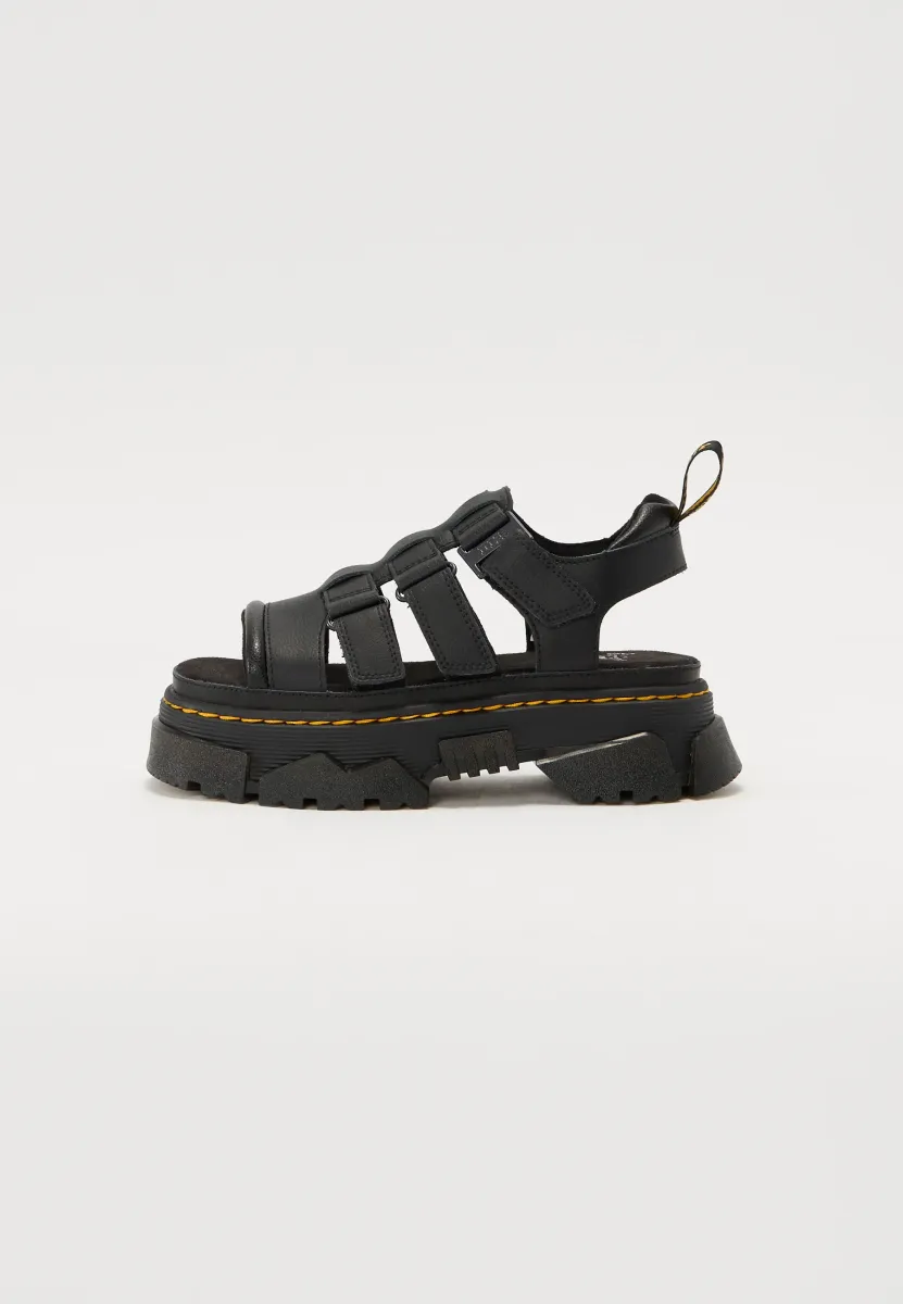 MATTISON - Plateausandalette - black