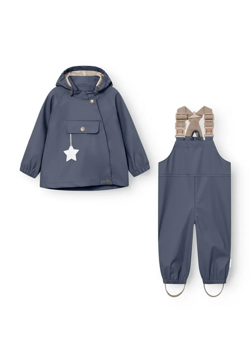 MATWAINIS UNISEX SET - Regenjacke / wasserabweisende Jacke - ombre blue