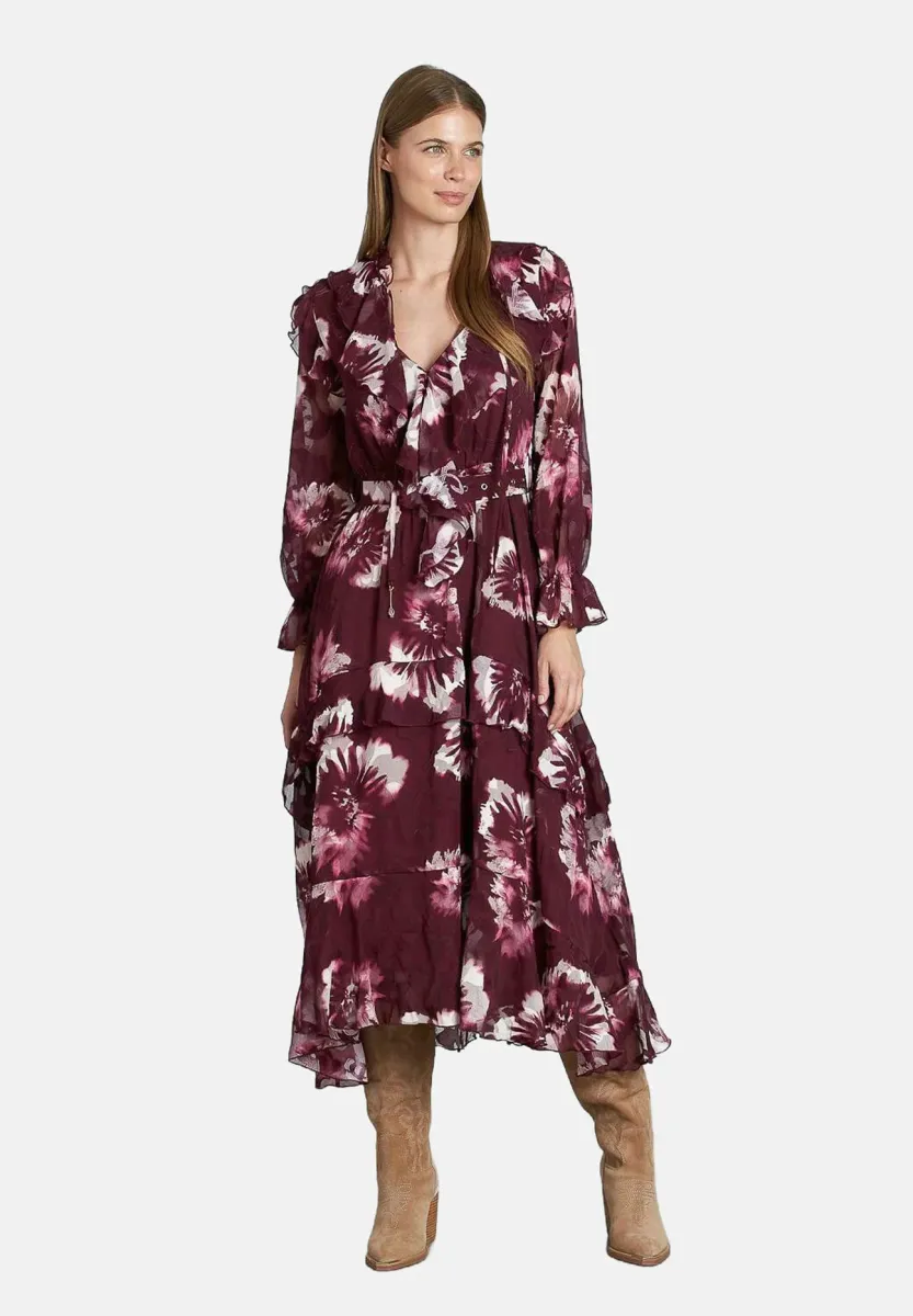 Maxikleid - Bordeaux