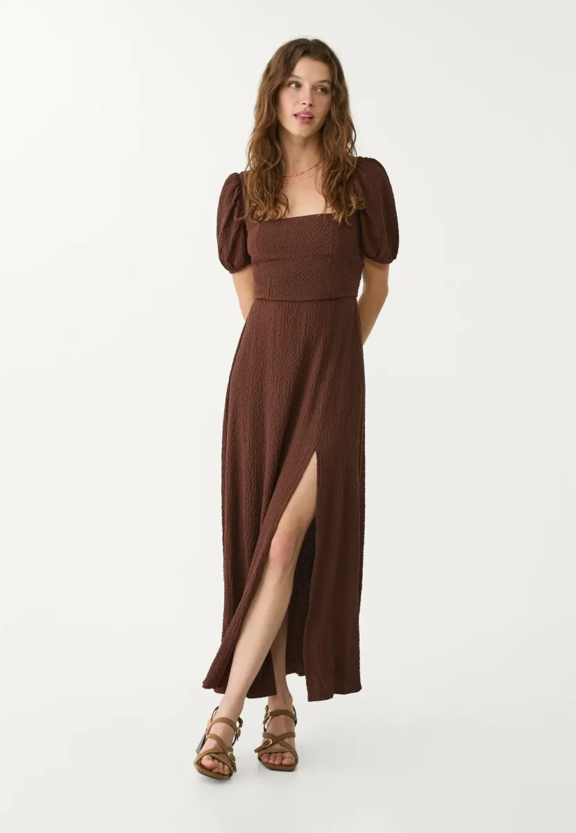 Maxikleid - dark brown