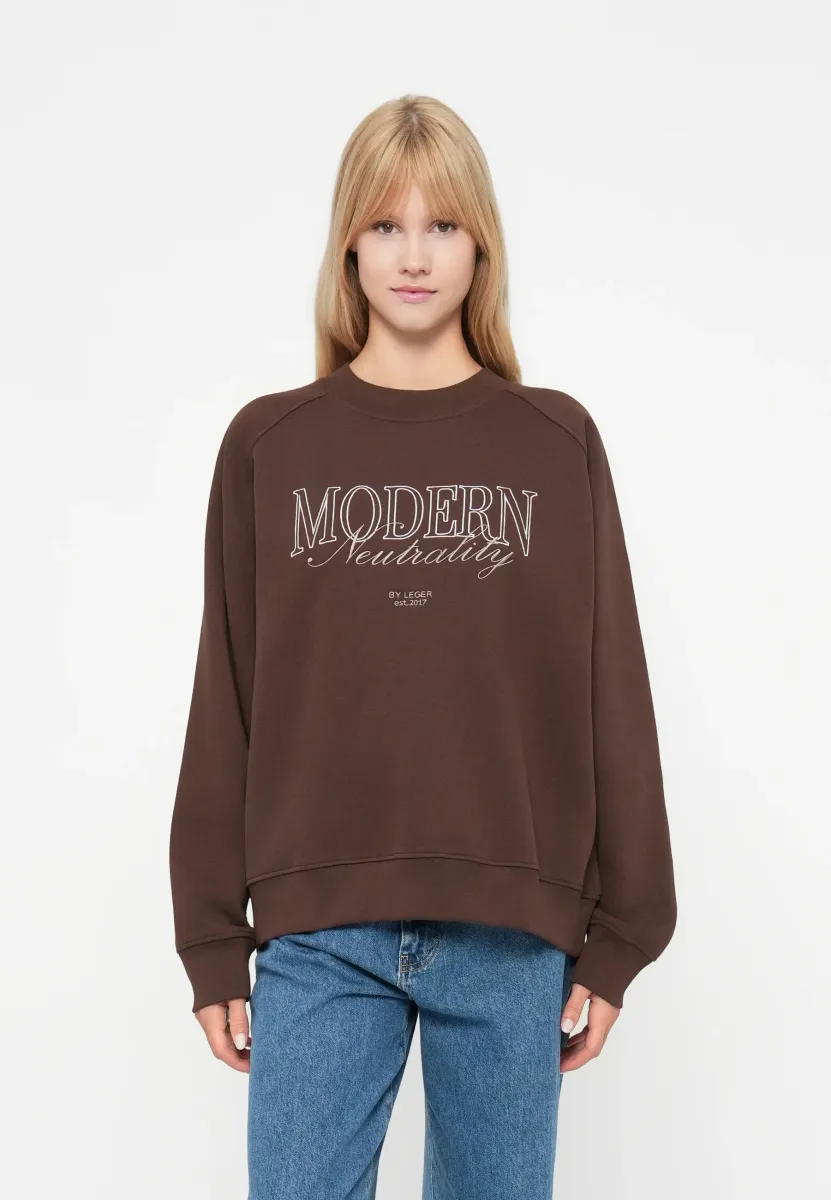 MAXIME SWEATER - Sweatshirt - dunkelbraun