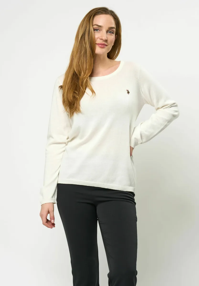MAY - Strickpullover - cloud dancer