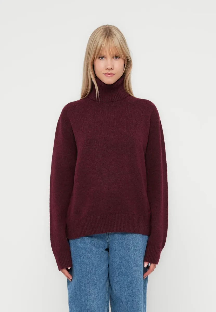 MAYOSE - Strickpullover - maroon banner