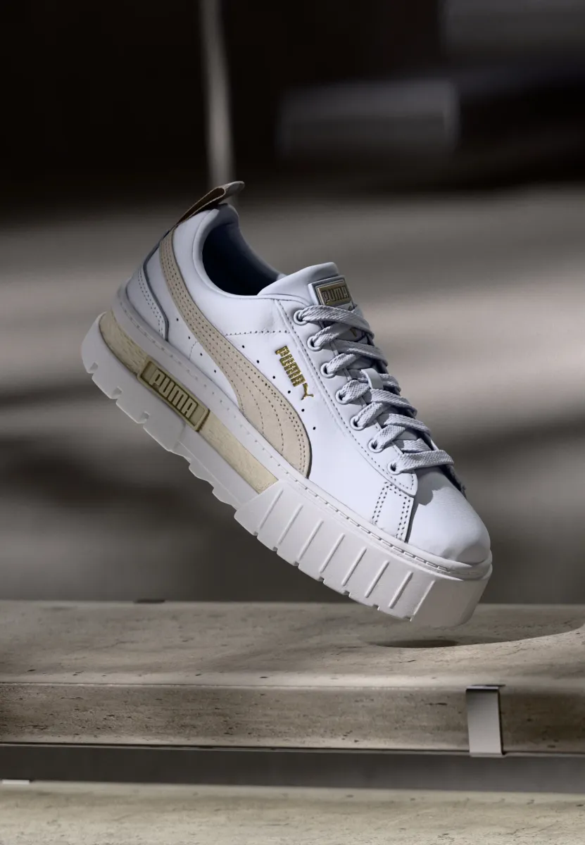MAYZE - Trainingsschuh - white/peyote