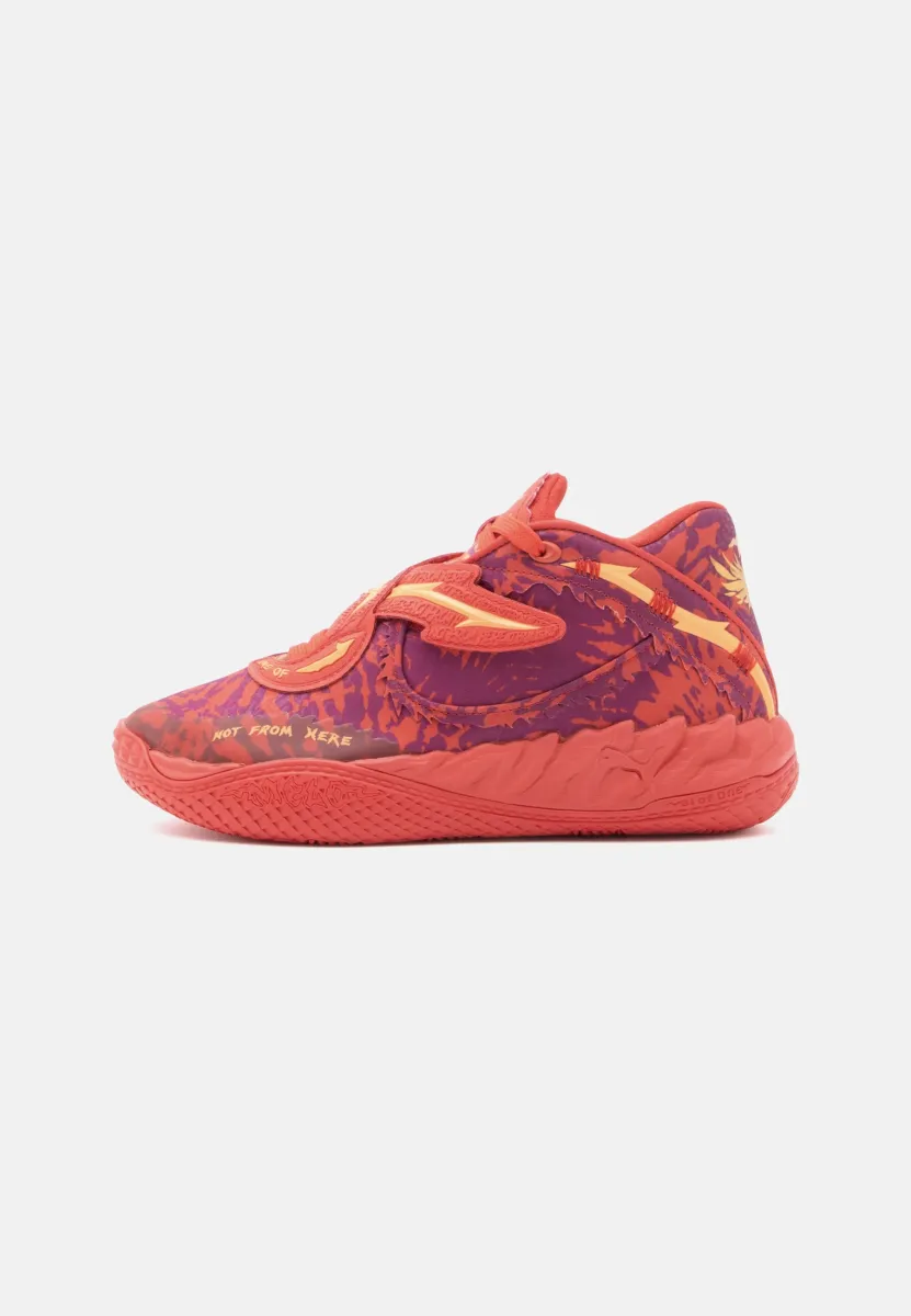 MB05 ENCORE JR UNISEX - Basketballschuh - red/magenta gleam/fluro orange pes