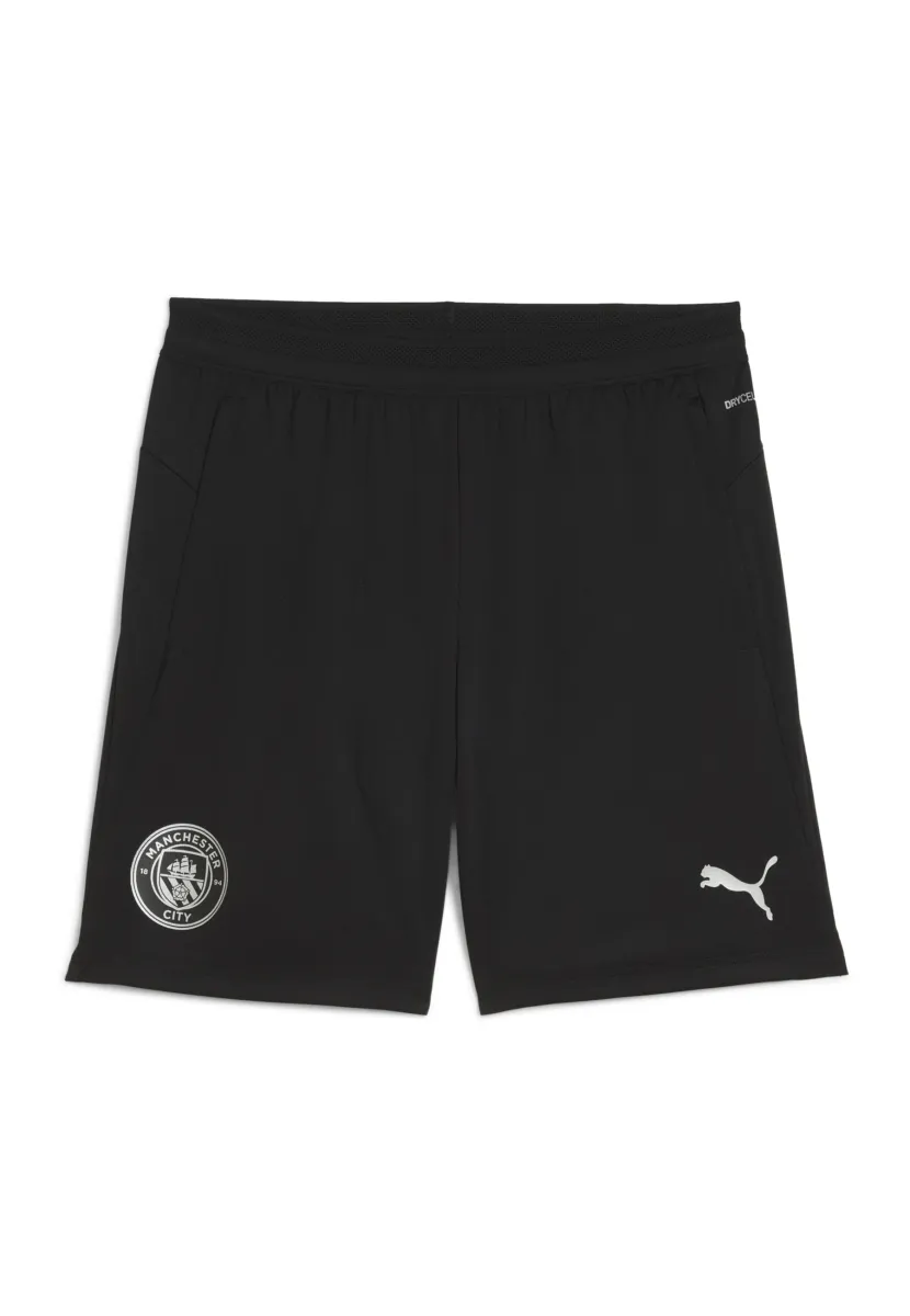 MCFC TRAINING POCKETS - Vereinsmannschaften - black silver