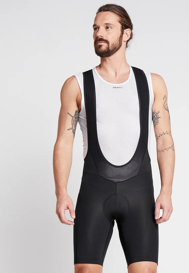 ME ACTIVE BIB PANTS - Radlerhosen - black