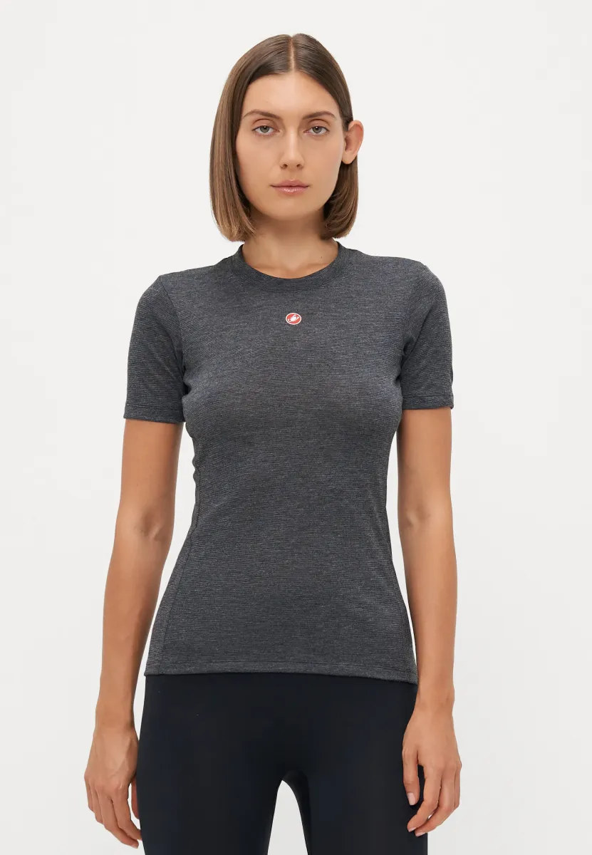 MEDIO BASE LAYER SHORT SLEEVE - Unterhemd/-shirt - melange gray