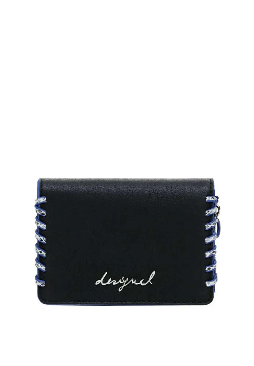 MEDIUM DETACHABLE STITCHED - Geldbörse - black