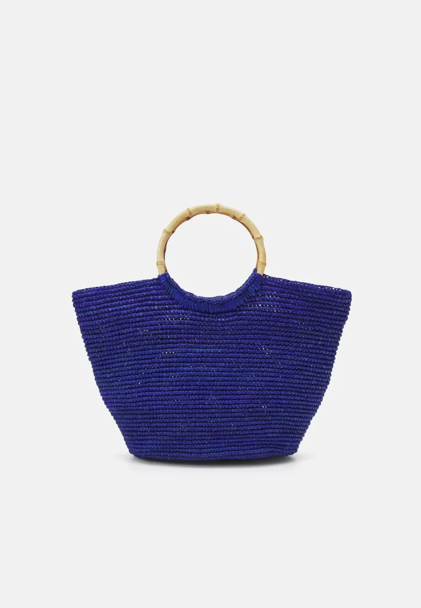 MEDIUM OVAL BASE WITH DOUBLE HANDLE - Handtasche - royal blue