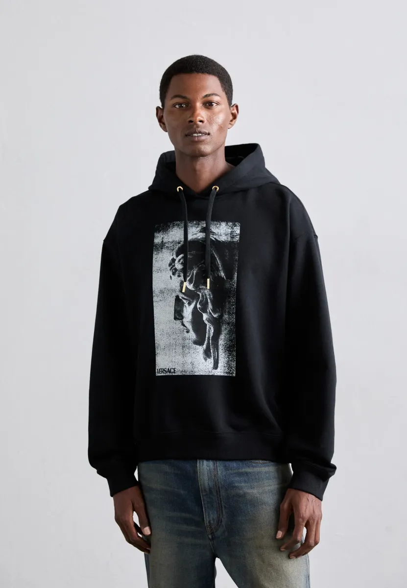 MEDUSA FRAME CREST - Kapuzenpullover - black