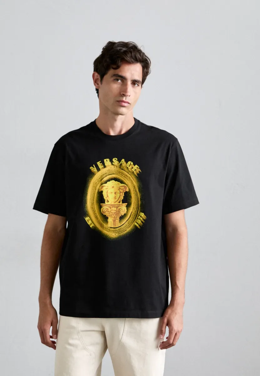 MEDUSA FRAME CREST - T-Shirt print - black