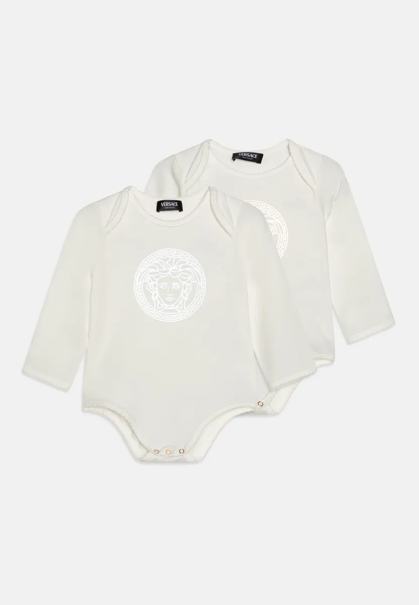 MEDUSA GRECA UNISEX 2 PACK - Langarmshirt - bianco/azzurro/oro