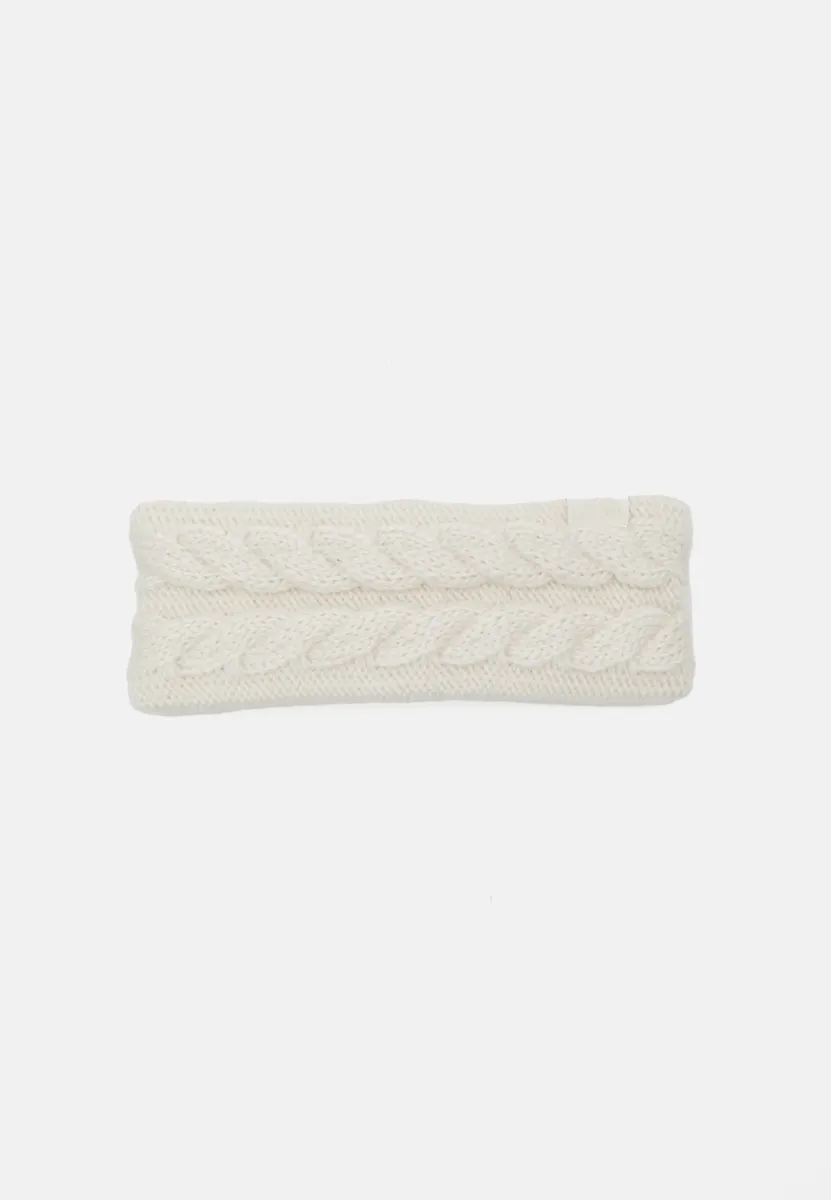 MEGA HEADBAND UNISEX - Ohrenwärmer - white dune