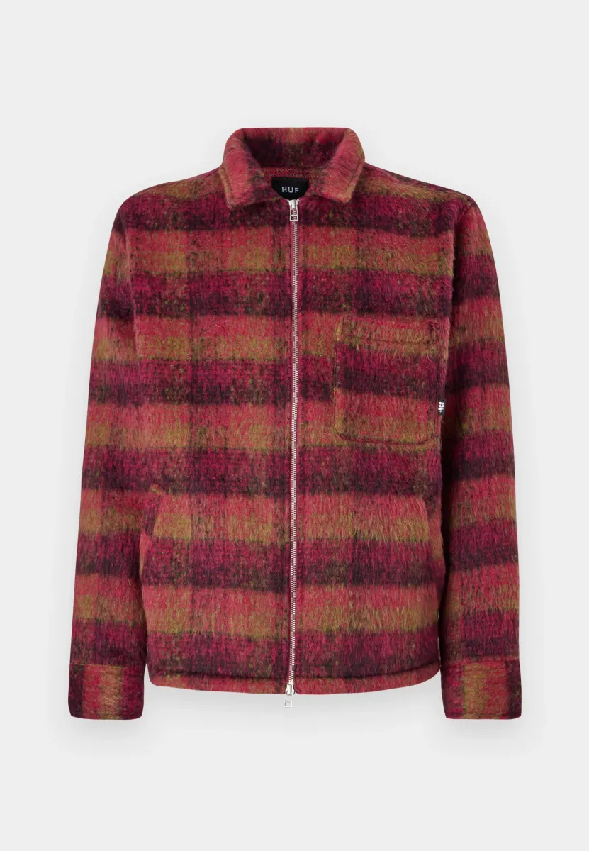 MEGABLAST PLAID JACKET UNISEX - Fleecejacke - berry