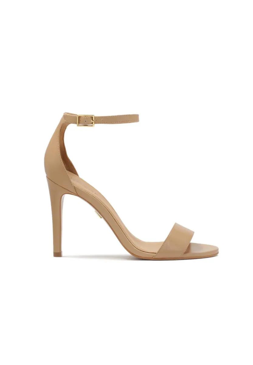 MEGAN - High Heel Sandalette - beige