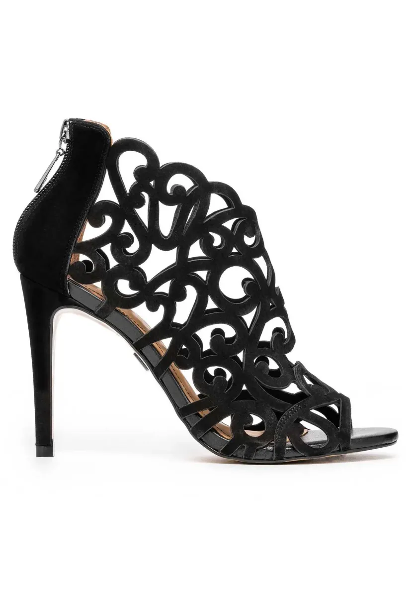MEGAN - High Heel Sandalette - black