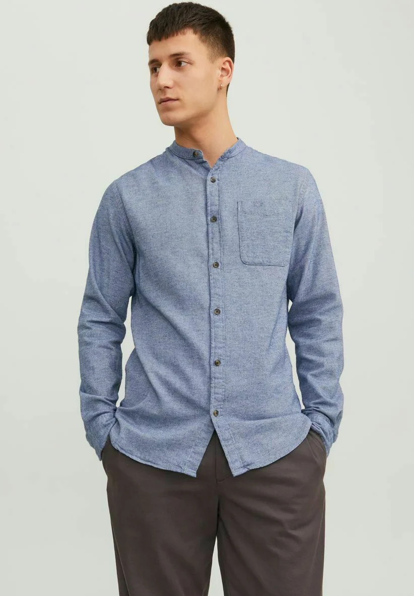 MELANGE - Hemd - faded denim
