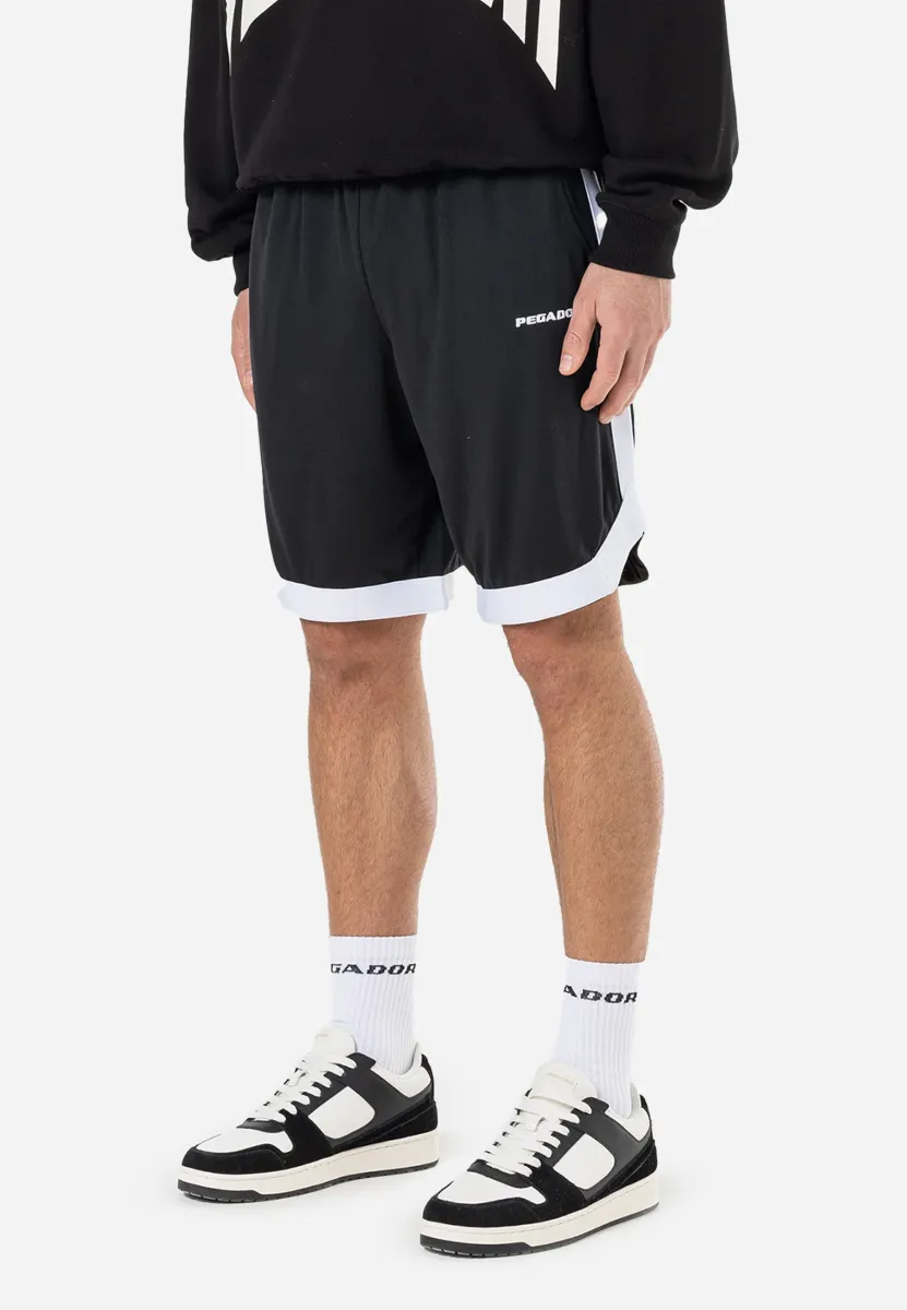 MELCOM LOGO BASKETBALL - Shorts - black/white