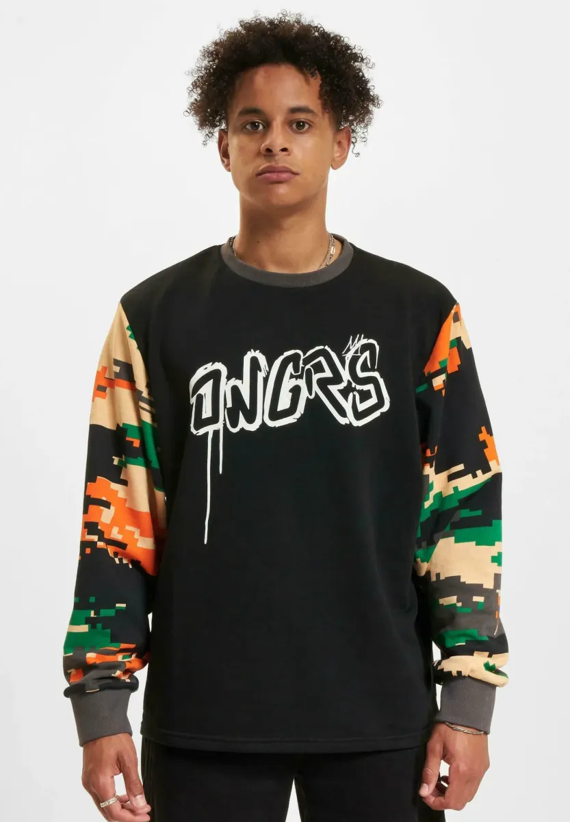 MELLOW - Sweatshirt - pixelcamouflage black