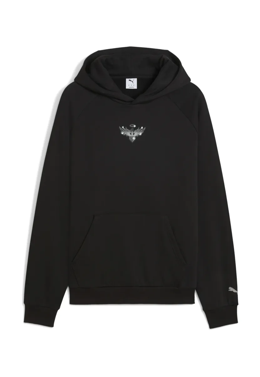 MELO ALWAYZ ON - Kapuzenpullover - black team silver