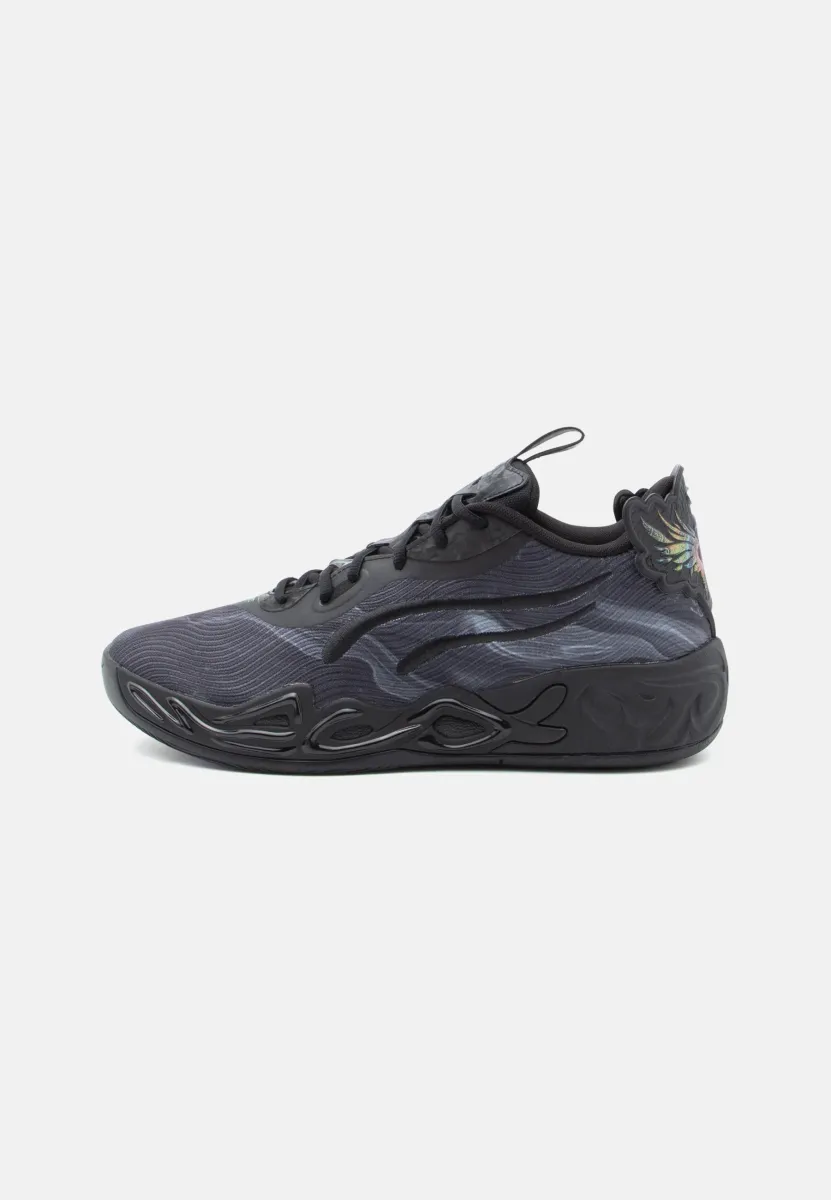 MELO MB.04 LO TEAM - Basketballschuh - black/dark amethyst