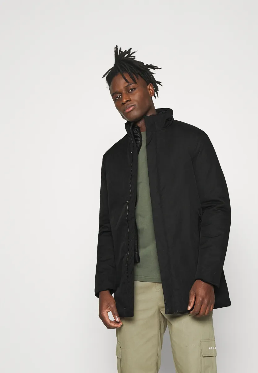 MEMPHIS - Wintermantel - black