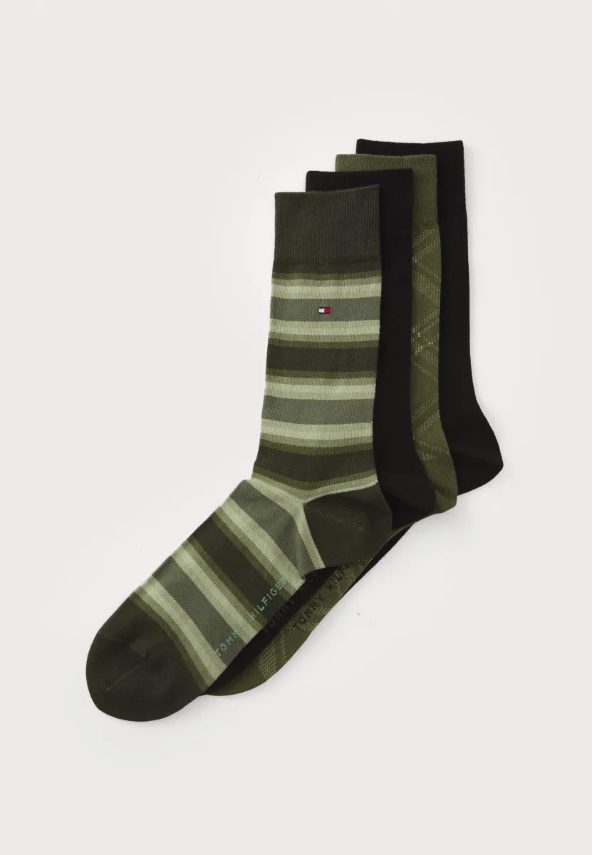 MEN SOCK 4 PACK  - Socken - army green