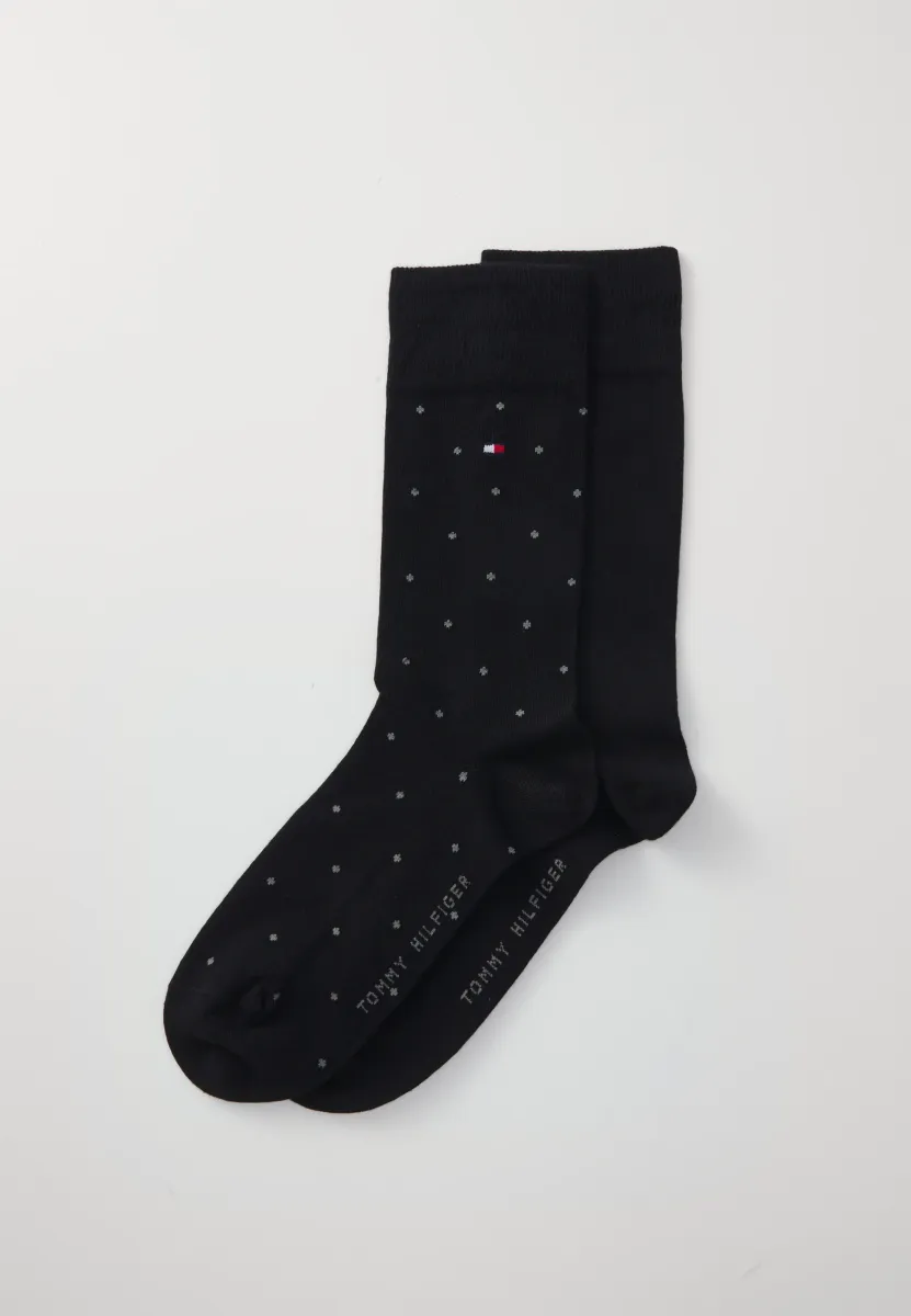 MEN SOCK DOT 2 PACK - Socken - black
