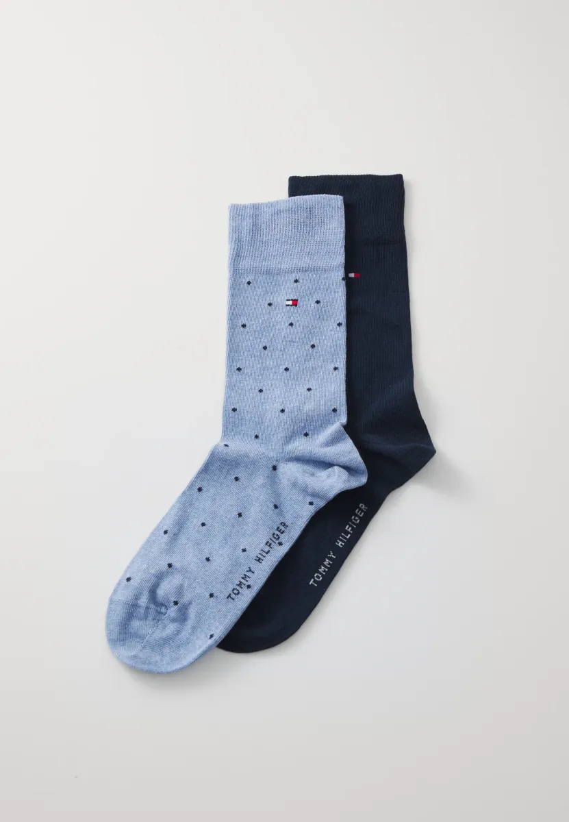 MEN SOCK DOT 2 PACK - Socken - light blue