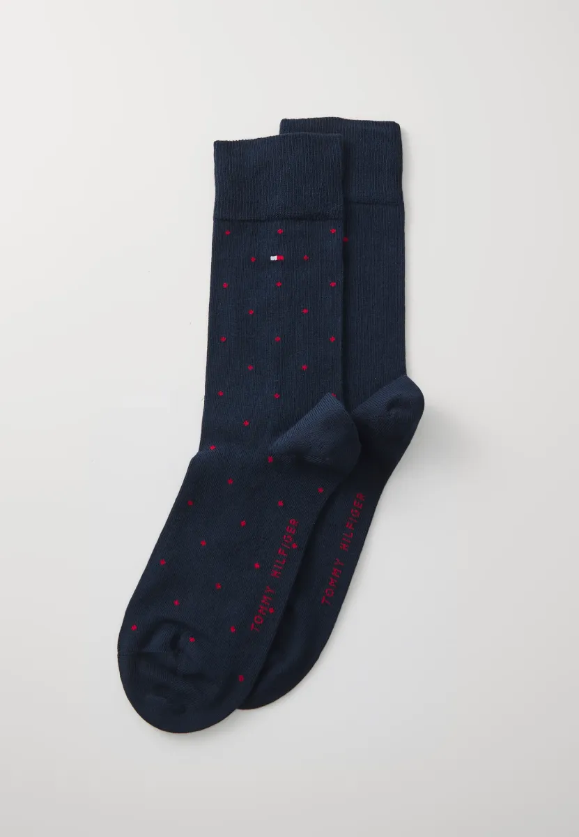 MEN SOCK DOT 2 PACK - Socken - navy
