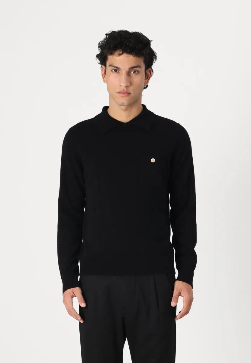 MEN SWEATER - Strickpullover - black