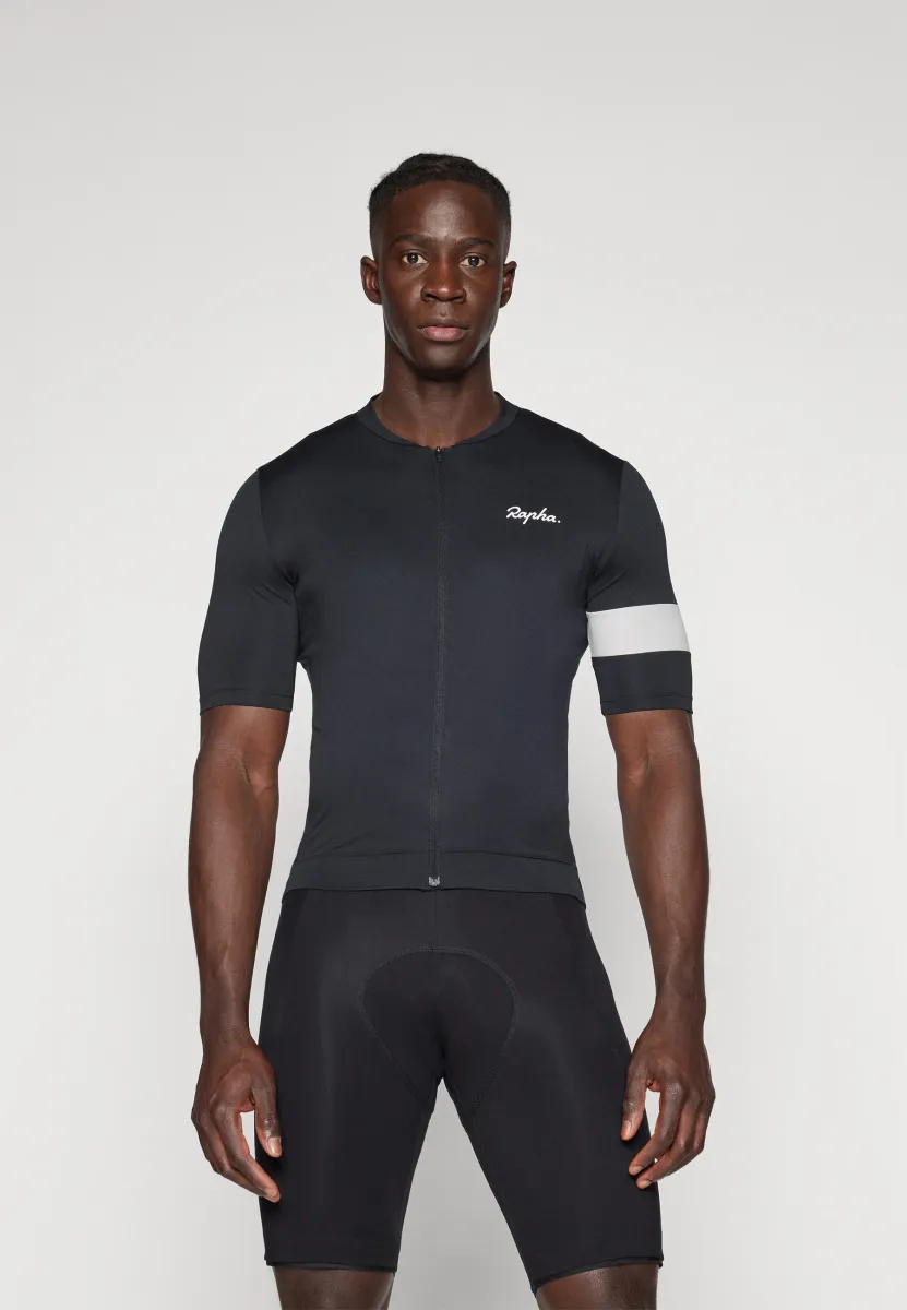 MENS CORE - Cycling-Trikot - black/white