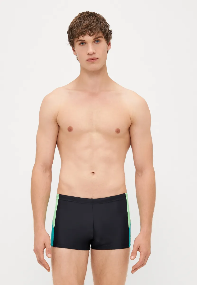 MENS DIVE AQUASHORT - Badehose Pants - black/turquoise gem