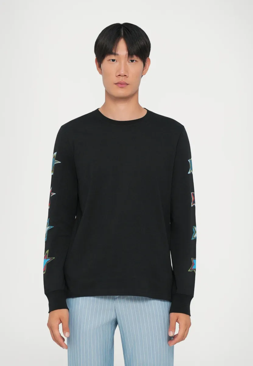 MENS STAR - Langarmshirt - black