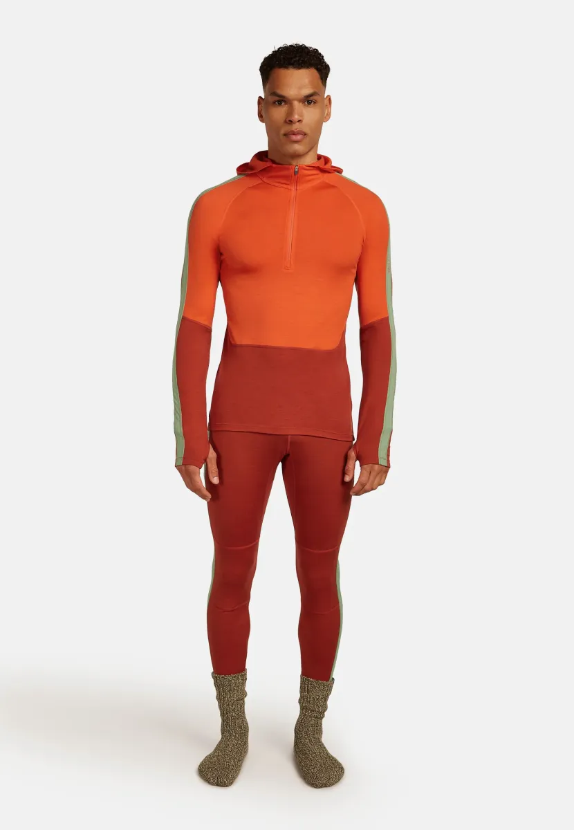 MER LS HALF ZIP - Langarmshirt - agate fervid seaglass cb