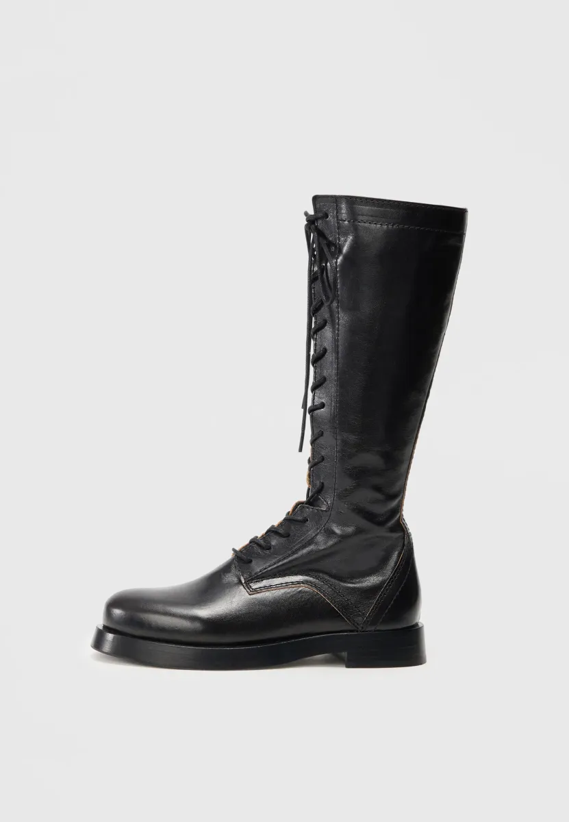 MERA - Schnürstiefel - black