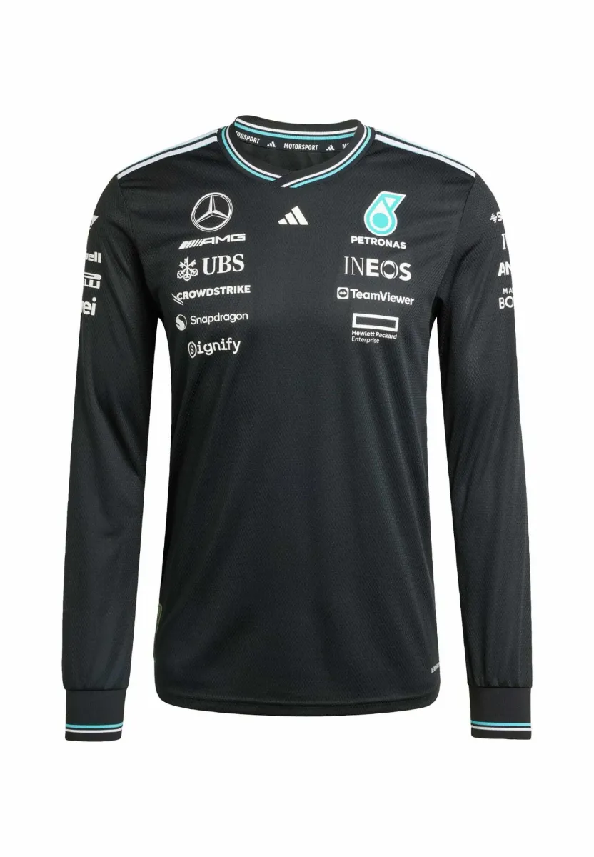 MERCEDES - AMG PETRONAS FORMULA ONE TEAM DRIVER AUTHENTIC LONG SLEEVE - Langarmshirt - black   white