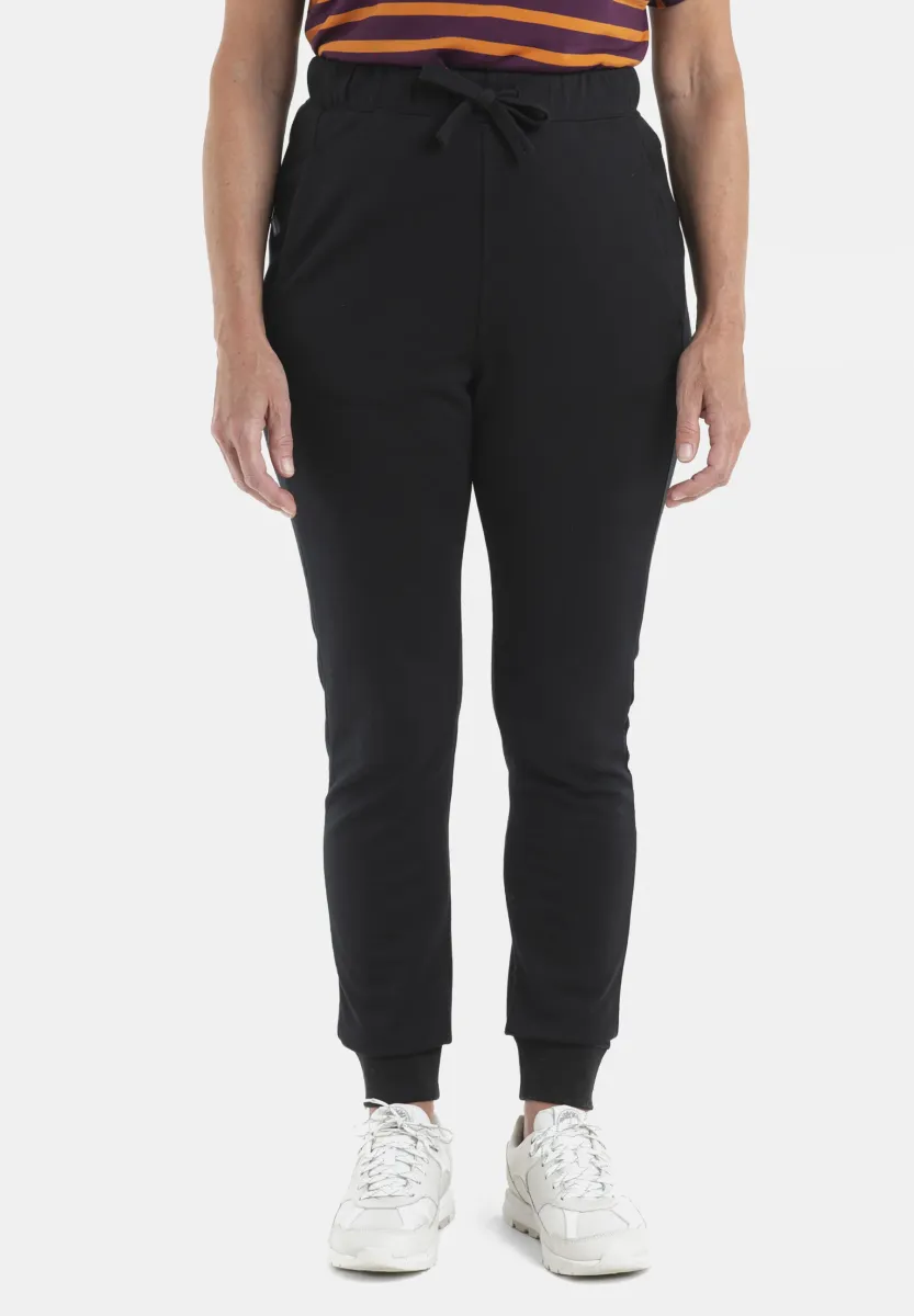 MERINO CRUSH - Jogginghose - BLACK