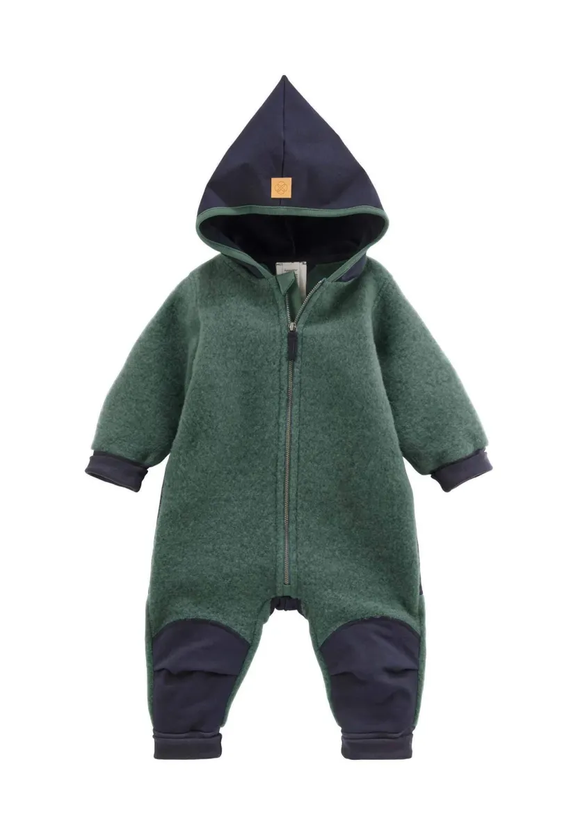 MERINO - Jumpsuit - fichtengrün