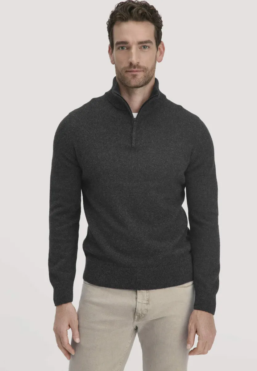 MERINO - Strickpullover - anthrazit