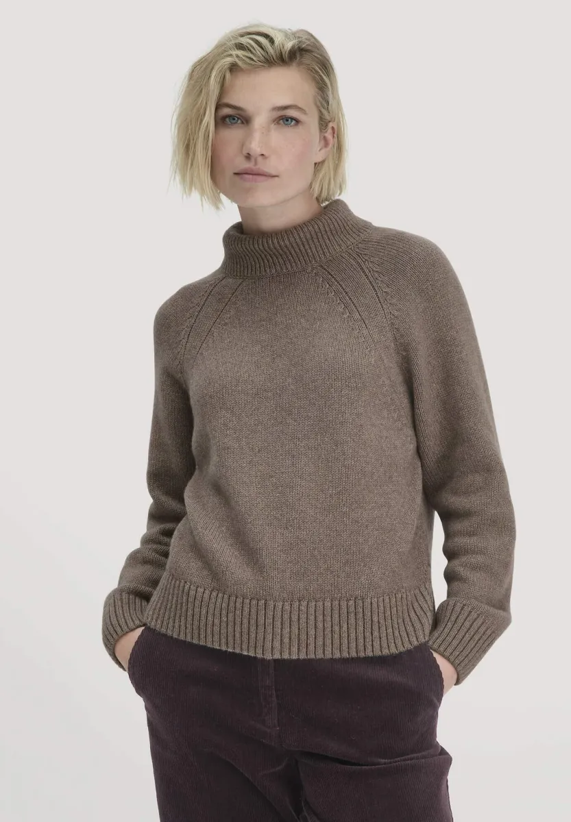 MERINO - Strickpullover - camel