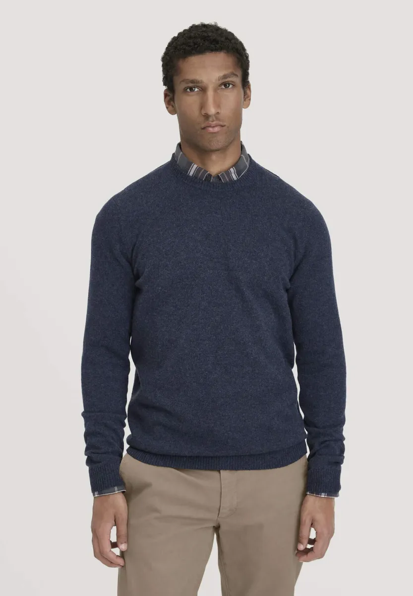 MERINO - Strickpullover - dunkelblau