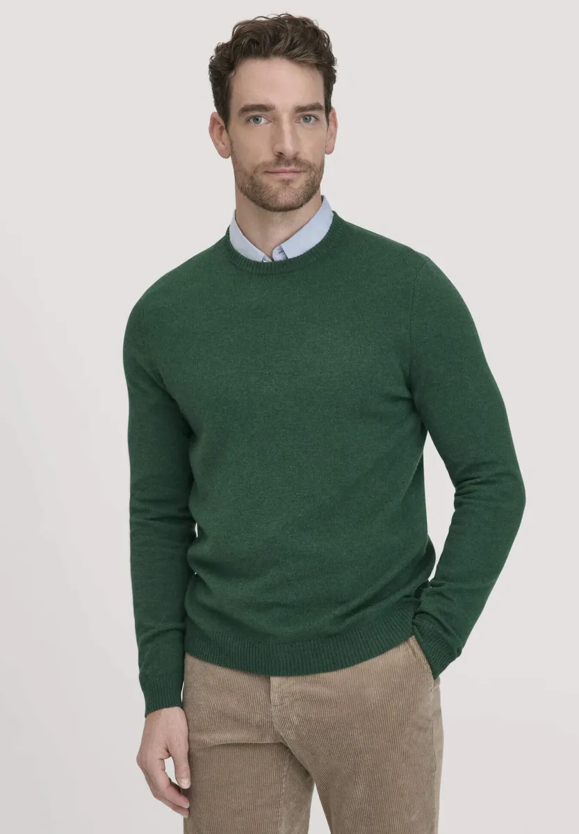 MERINO - Strickpullover - tannengrün