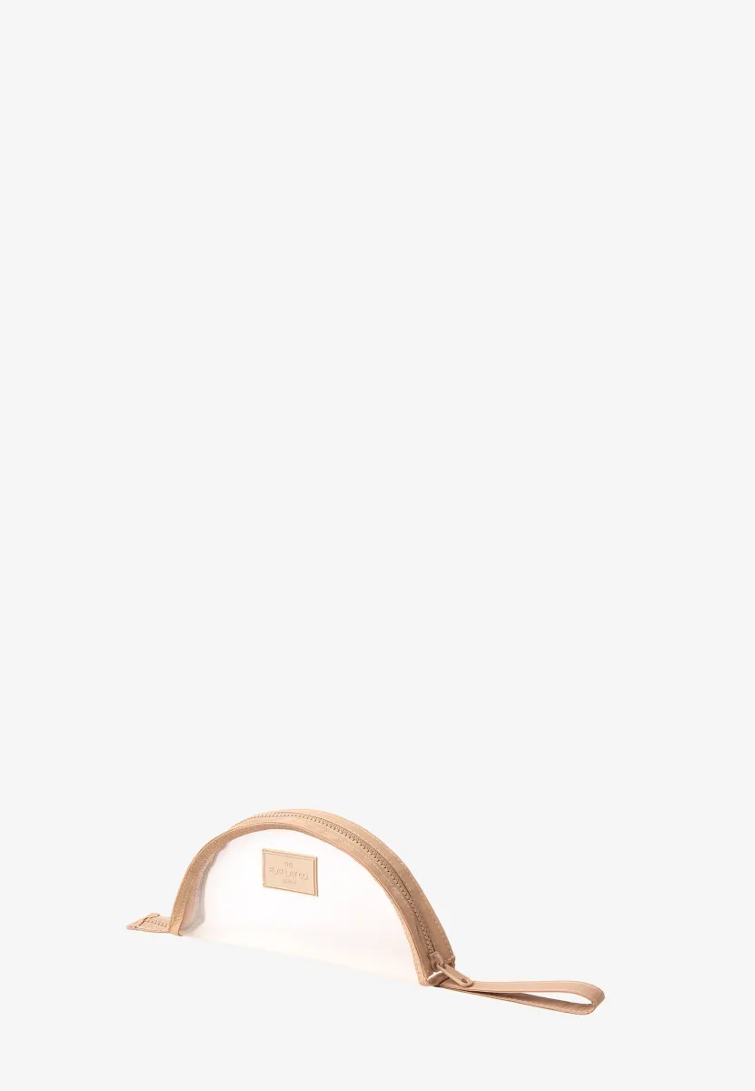 MESH LUNAR FLAT LAY MAKEUP POUCH - Make-up-Accessoires - taupe