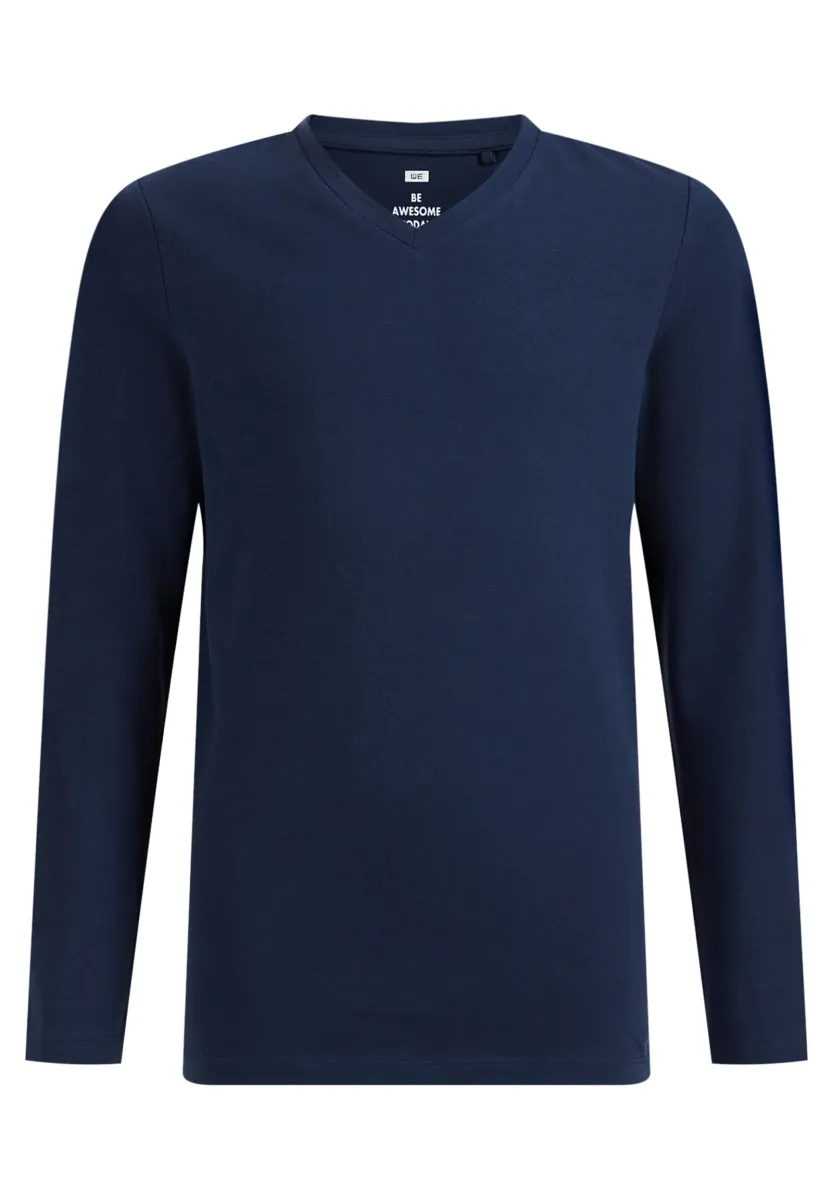 MET V-HALS - Langarmshirt - blue
