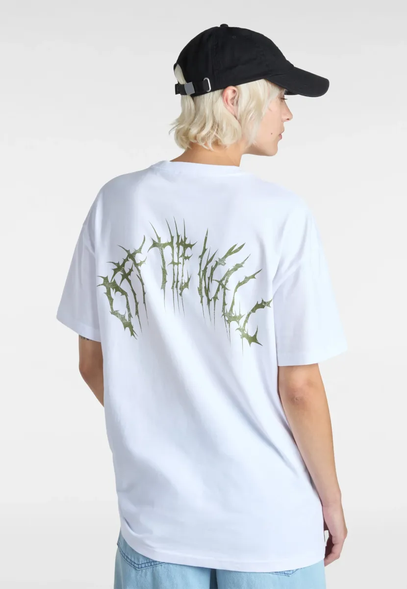 METAL UNIVERSITY OVERSIZED - T-Shirt print - white