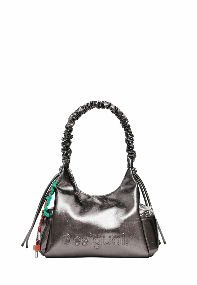 METALLIC MEDIUM 3D LOGO WITH RUCHED - Handtasche - multi coloured