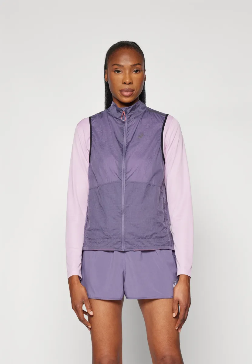 METARUN PACKABLE GILET - Weste - greyish purple